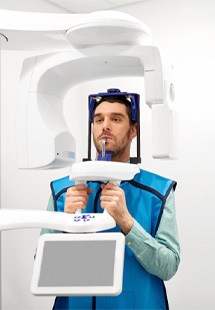 a patient undergoing a digital X-ray near Keene